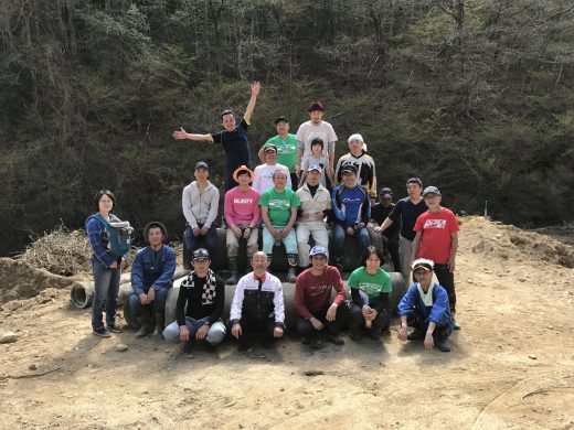 作業２日目の集合写真です