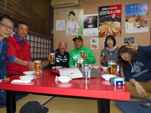 一杯お酒も頂きました。