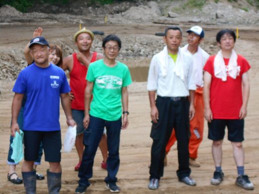 猛暑の中、作業お疲れさまでした。